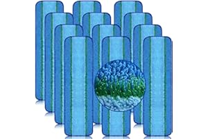 FURCIELOS 12 Pack 18 Inch Deep Cleaning Replacement Pads Compatible with Bona Family of Mops, Premium Microfiber Floor Mop fo