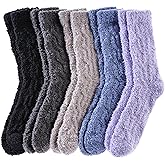 NOCIN COLOR Womens Fuzzy Socks Cozy Fluffy Slipper Soft Winter Warm Home Sleeping Christmas Socks