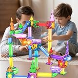 PicassoTiles 150pc Magnetic Marble Run Track Set STEM Educational Toy view 2