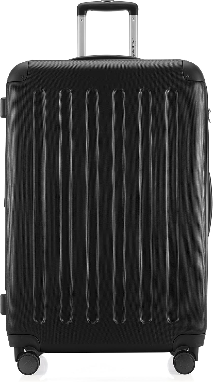 HAUPTSTADTKOFFER - Spree - Luggage Suitcase Hardside Spinner Trolley Expandable 75 cm TSA, Black, 75 cm (L) - Image 4