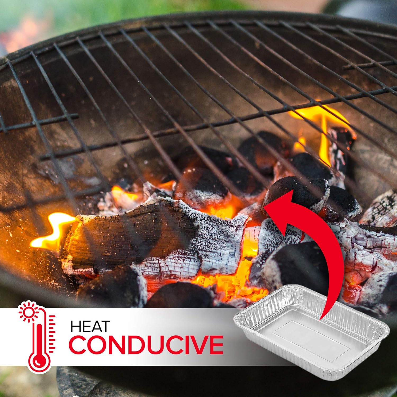 Stock Your Home Aluminum Drip Pan (25 Count) - Drip Pan Liners - Aluminum Drip Pans Compatible with Weber Grills - Disposable Drip Pan - Grill Grease Tray - BBQ Grease Pans - Disposable Oil Drip Pan: Kitchen & Dining