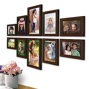 Buy Ajanta Royal Synthetic Wood Photo Frames Brown Set Of 10 Online At Low Prices In India Amazon In Buy Ajanta Royal Synthetic Wood Photo Frames Brown Set Of 10 Online At Low Prices In India Amazon In