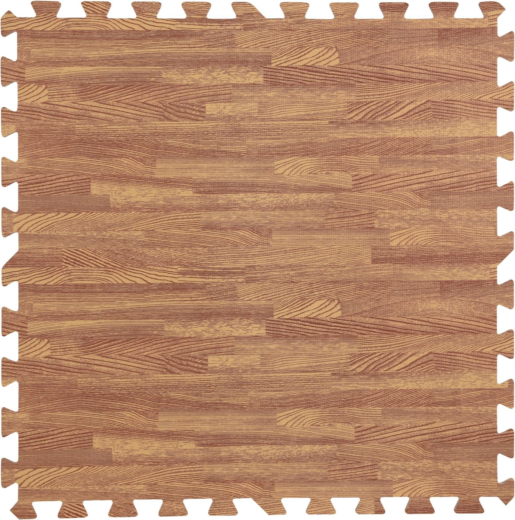 OWNFUN Foam Mats Puzzle Exercise Mat, Floor Mats with Borders Each Tile 24"x24"x0.39"