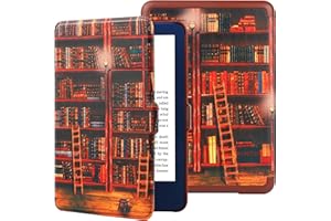 HGWALP Case for 6" All-New Kindle 11th Generation 2022 Release & Kindle 6" 11th - 2024 Release Only, Folio Ultra Slim PU Leather Cover with Auto Sleep and Wake, Protective Case for Kindle 2022/2024