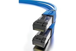 LINKUP – [40Gbps Certified] Cat8 Ethernet Patch Cable Double Shielded | 2000MHz (2GHz) Cat8.1 | Future Proof LAN Wires Compat