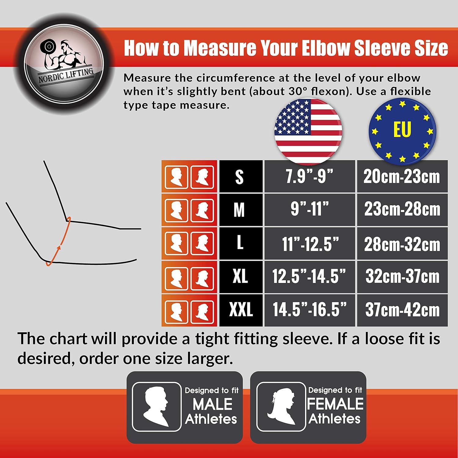 Elbow Compression Sleeves (1 Pair) - Support for Tendonitis Prevention & Recovery (Medium): Sports & Outdoors