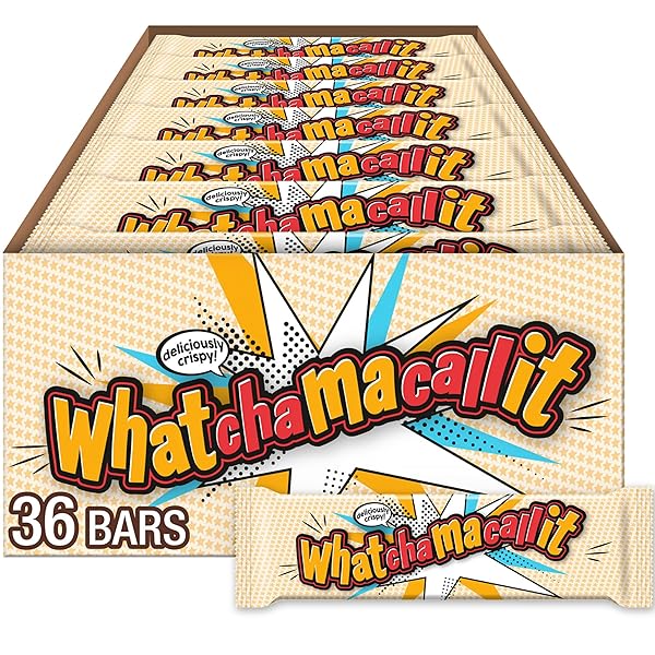 WHATCHAMACALLIT CHOCOLATE CARAMEL PEANUT CRISPS CANDY BARS, 1.6 OZ (36 COUNT)