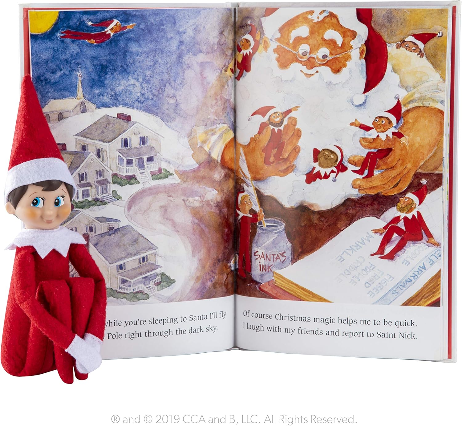 The Elf on the Shelf Boy Light, Red and White: Toys & Games