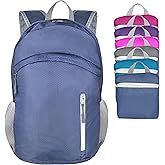 35L Waterproof Backpack Beach Foldable Lightweight Dry Wet Split Hiking Backpack Men Women Dark Blue