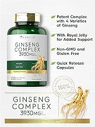 Carlyle Ginseng Complex Capsules | 200 Count