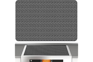Abizarch Stove Top Covers for Electric Stove, 30×20 Inch Silicone Induction Cooker Cover, Heat-resistant Induction Cooktop Protector Mat,Non-Slip Cooktop Scratch Protector (Style B)