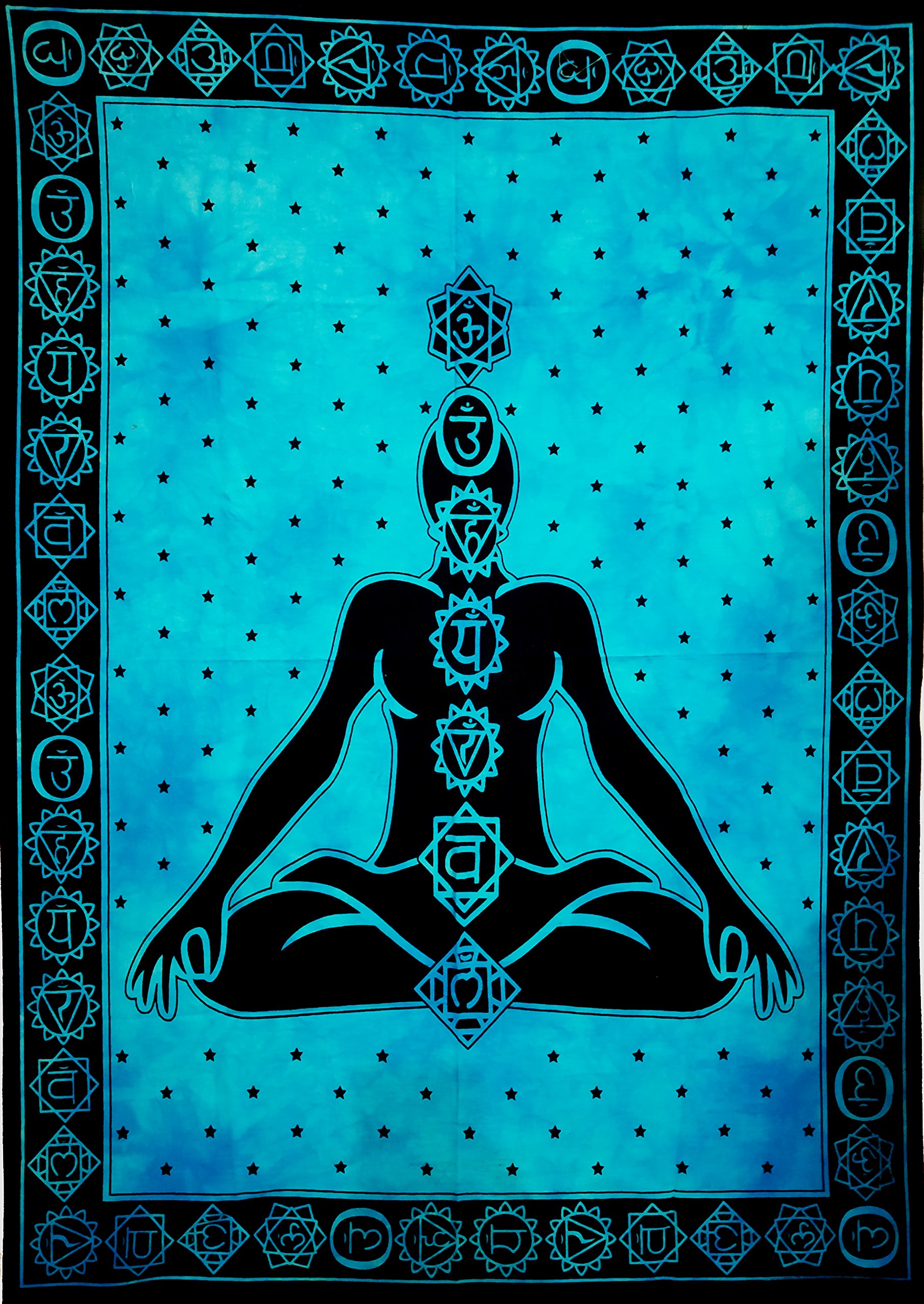 Seven Chakra Buddha Yoga Meditation Studio Room Decorations Tie