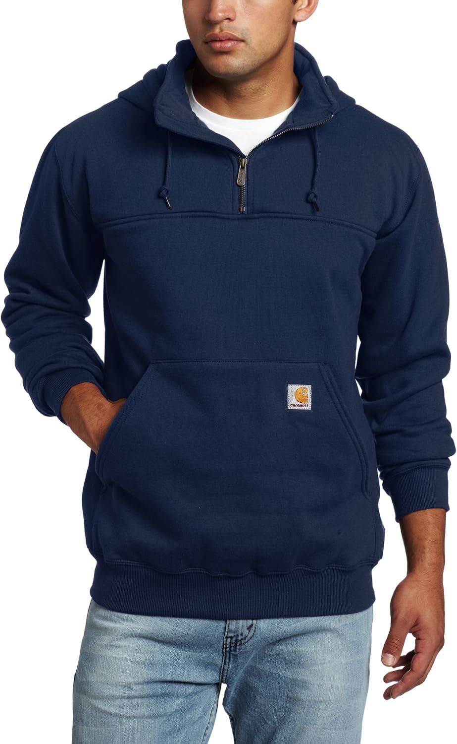 Download Amazon.com: Carhartt Men's Hooded Zip Mock Neck ...