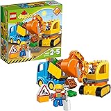 LEGO Duplo 10812 - Bagger und Lastwagen, Ideales Geschenk für 2 Jährige