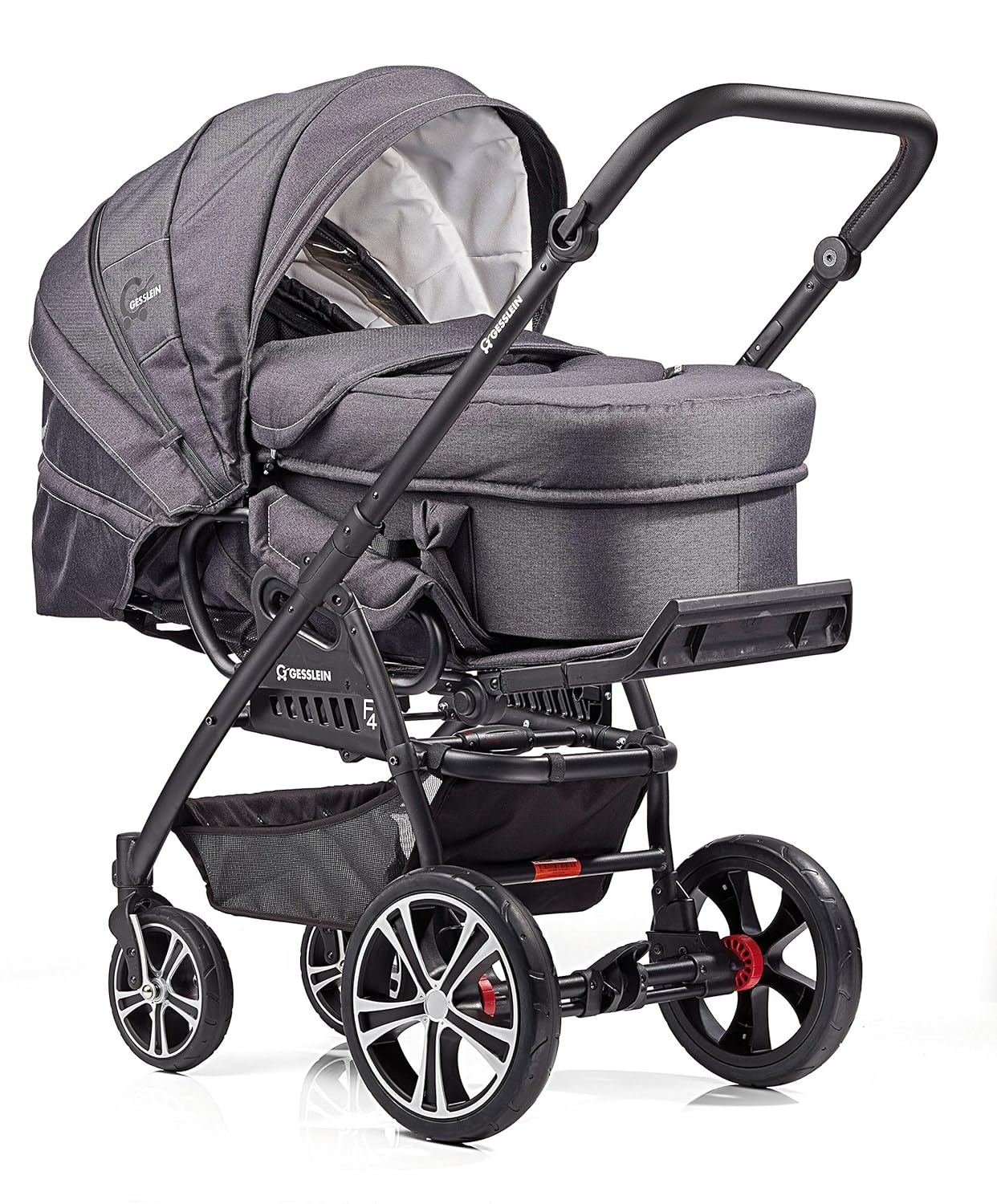 Gesslein 10410002857883 F4 Air+ Kunstledergriff inklusive Compact Tragetasche, mehrfarbig