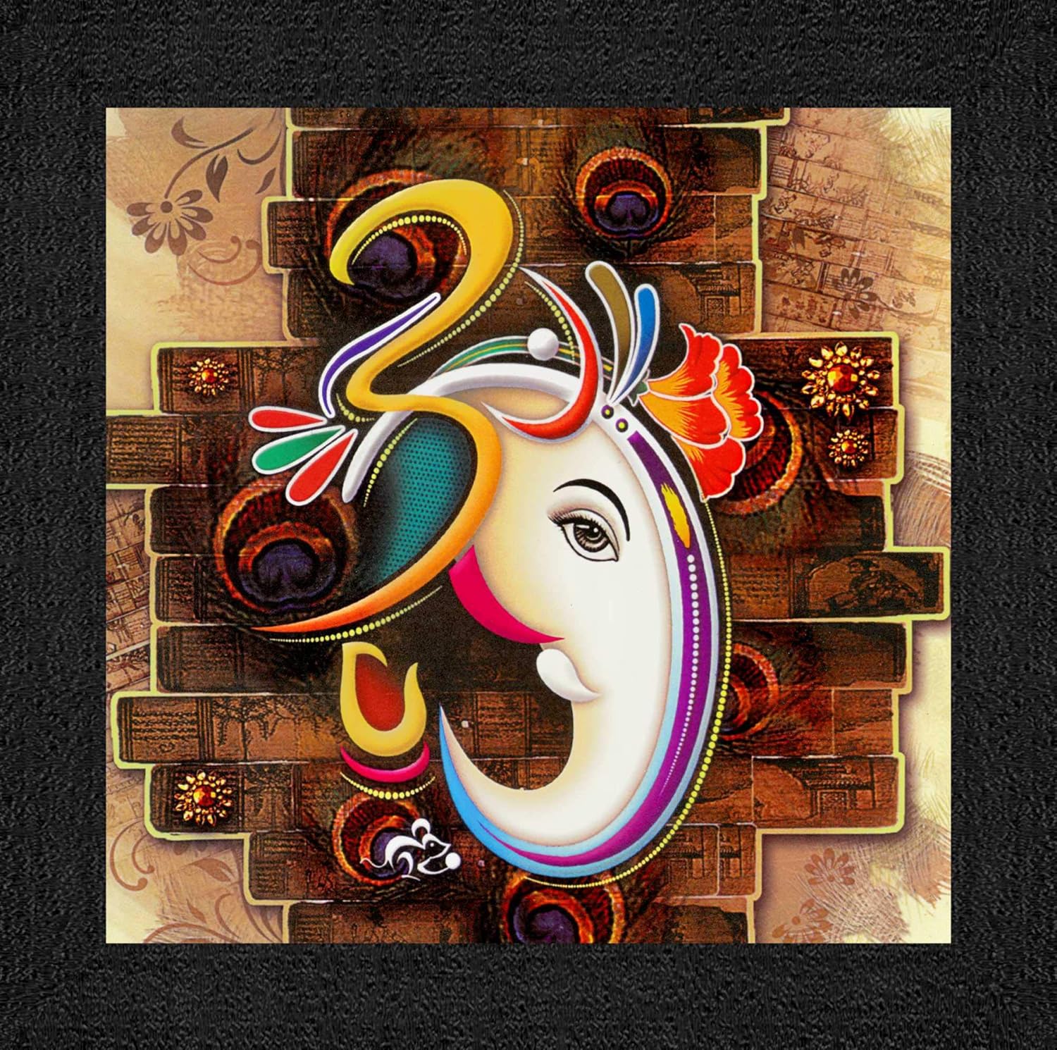 Ganesha UV Coated Home Decor Photo Frame