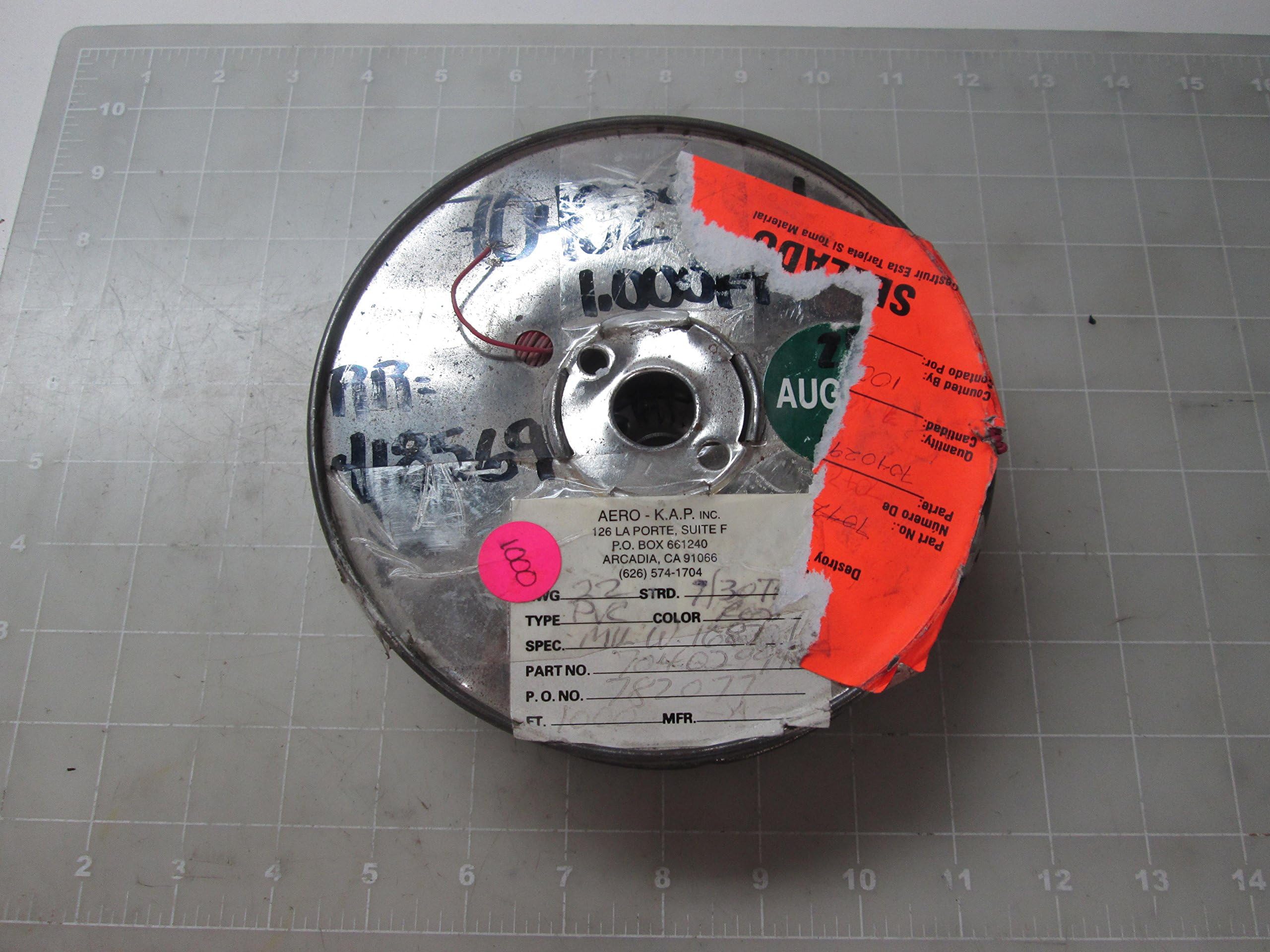 Quirk Wire Co Blue High Temperature Wire 900' T53331