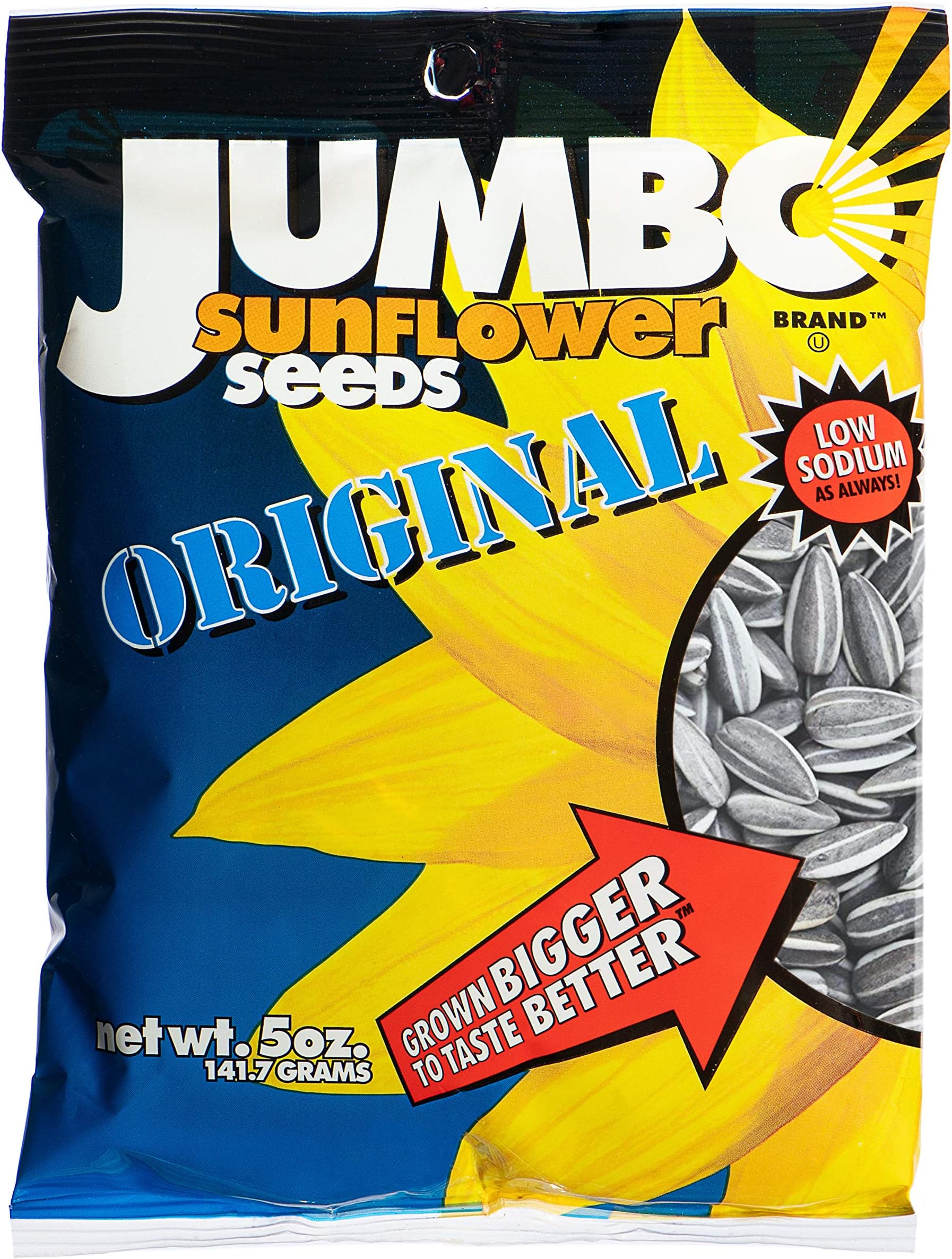 JUMBO SUNFLOWER SEEDS Sunflower Seeds, 5-Ounce (Pack of 12)