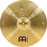 Meinl 18" Crash/Ride Cymbal - HCS Traditional Finish Brass for Drum Set, Made in Germany, 2-YEAR WARRANTY (HCS18CR)