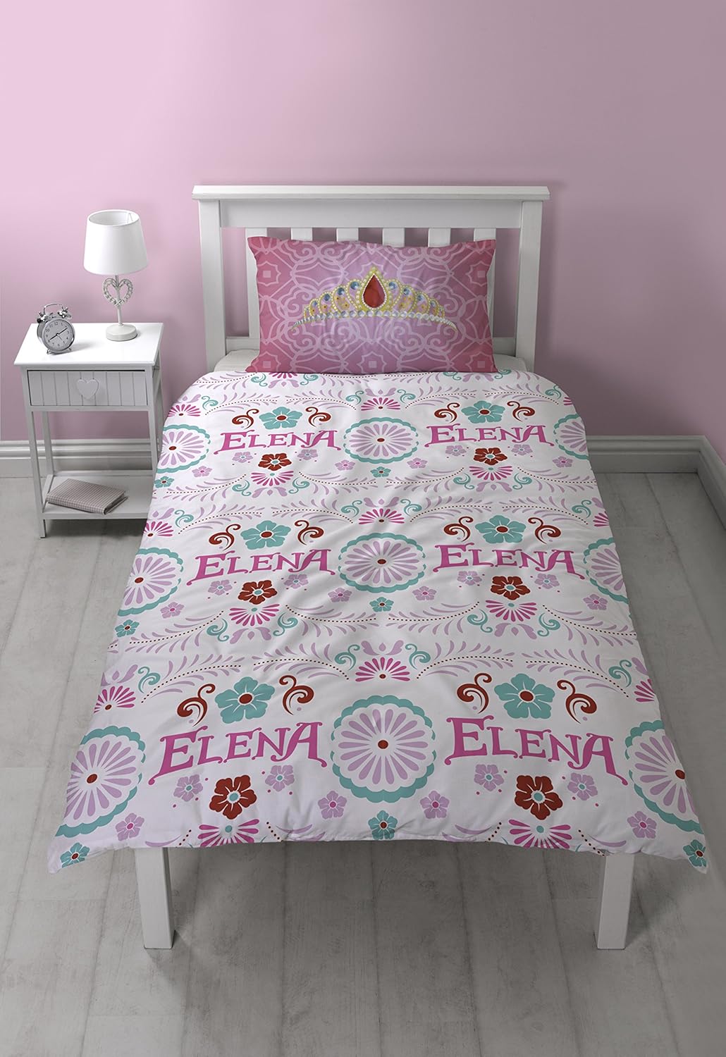 Disney Elena Avalor Duvet Cover Set Polyester Cotton Pink Single Amazon Co Uk Kitchen Home