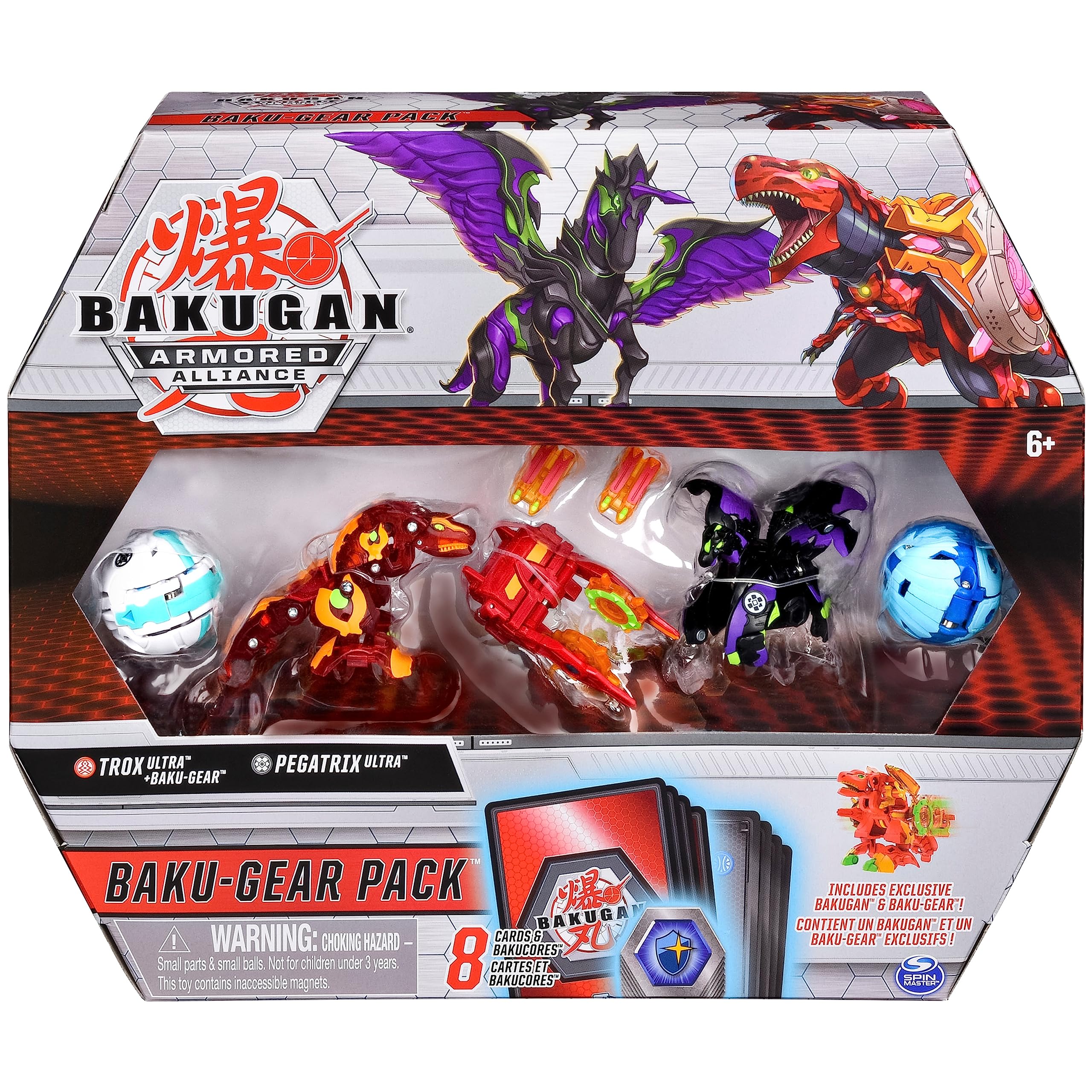 BAKUGAN Armoured Alliance Baku-Gear Pack - Trox and Pegatrix