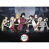 ABYSTYLE Demon Slayer Kimetsu No Yaiba Pillars Unframed Mini Poster 15" x 20.5" Features The Nine Pillars Anime Manga Wall Art Prints for Bedroom Office Room Decor