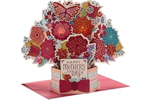 Hallmark Pop Up Musical Mothers Day Card with Light (Displayable Pot of Flowers, Plays Happy by Pharrell Williams)