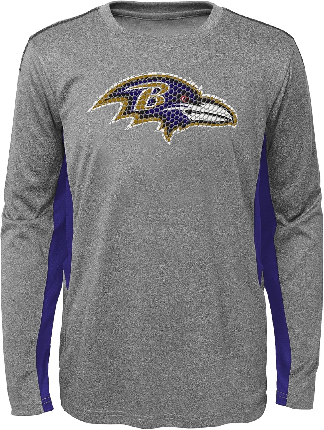 Outerstuff NFL Teen-Boys NFL Kids & Youth Boys Mainframe Long Sleeve Performance Tee : Clothing