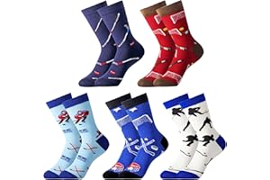 Jeasona Boy Gift Ideas Teens Fun Funky Novelty Funny Cotton Crew Socks Kids Youth
