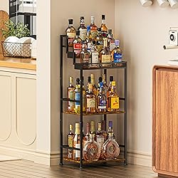 Jsskeeim Trapezoidal Liquor Cabinet Bar for