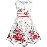 Sunny Fashion KH35 Girls Dress Flower Party Size