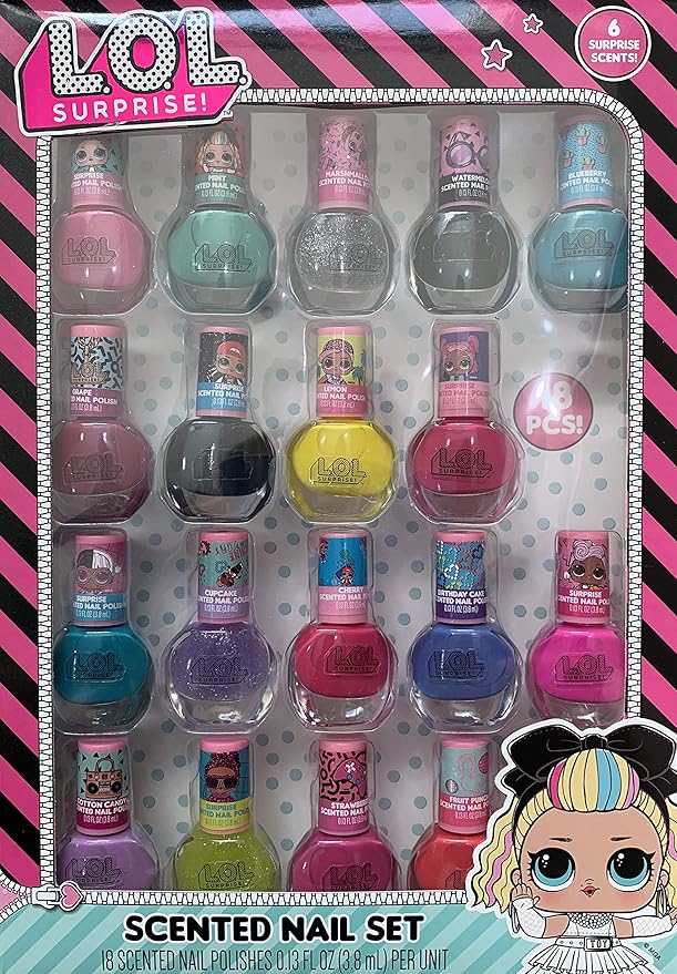 L.O.L Surprise 18 Pack Scented Nail 