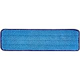 AmazonBasics Microfiber Damp Mop Cleaning Pad, Plain, 18 Inch, 12-Pack