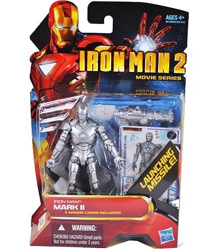 Amazon.com: Hasbro Iron Man 2 Movie Mark VI Iron Man Action Figure