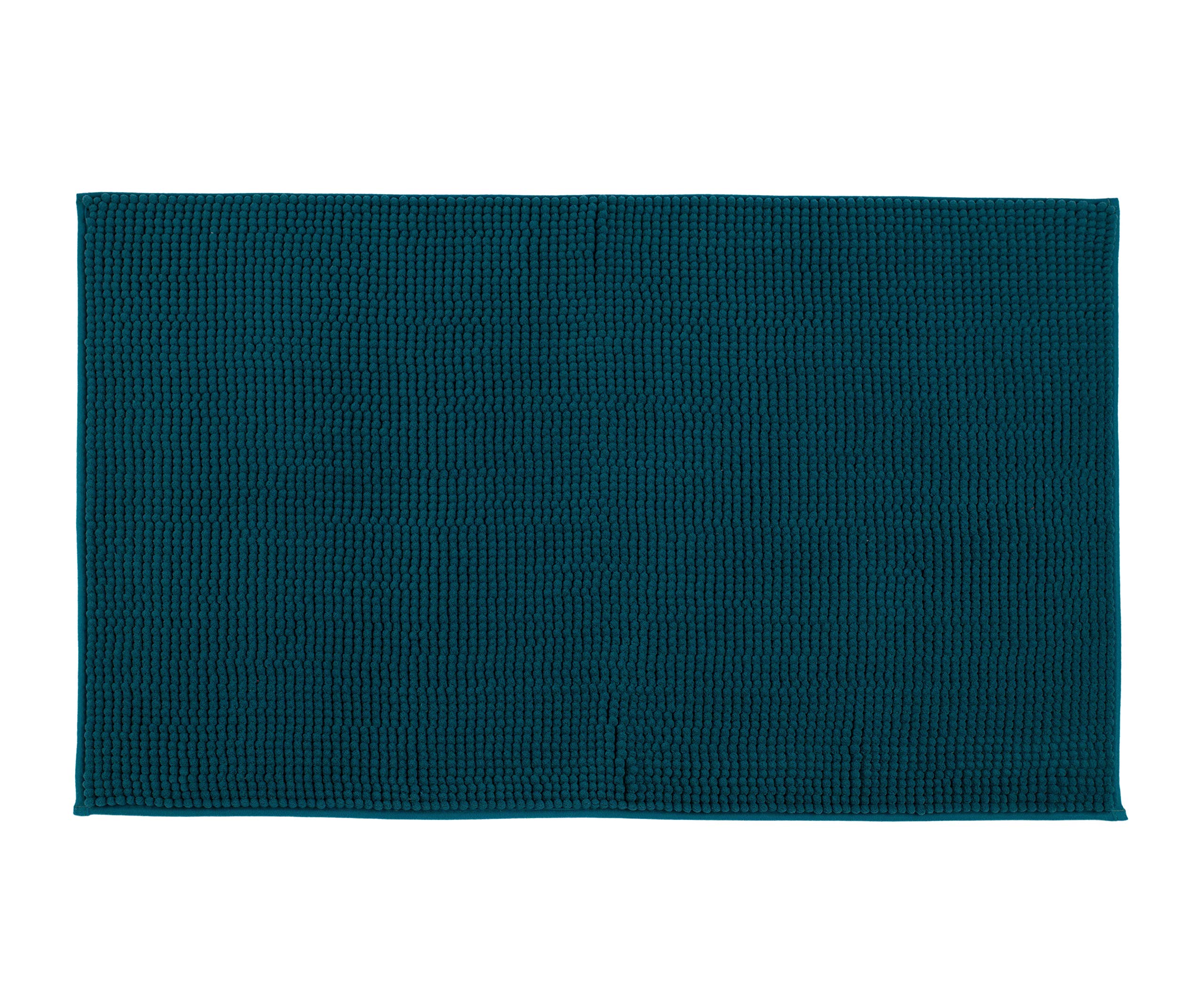 Gözze - Anti-Slip Bath Mat, Super Soft, 100% Microfibre, 50 x 70 cm - Petrol