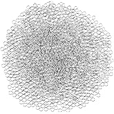 AUEAR, 2000 Pack Stainless Steel Open Jump Rings O Ring Connectors for Jewelry Making 4 X 0.4 MM