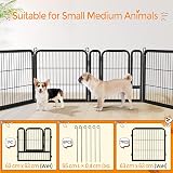 Yaheetech Lightweight 8-Panel Dog Playpen 63cm Pet Exercise Fence Portable view 5