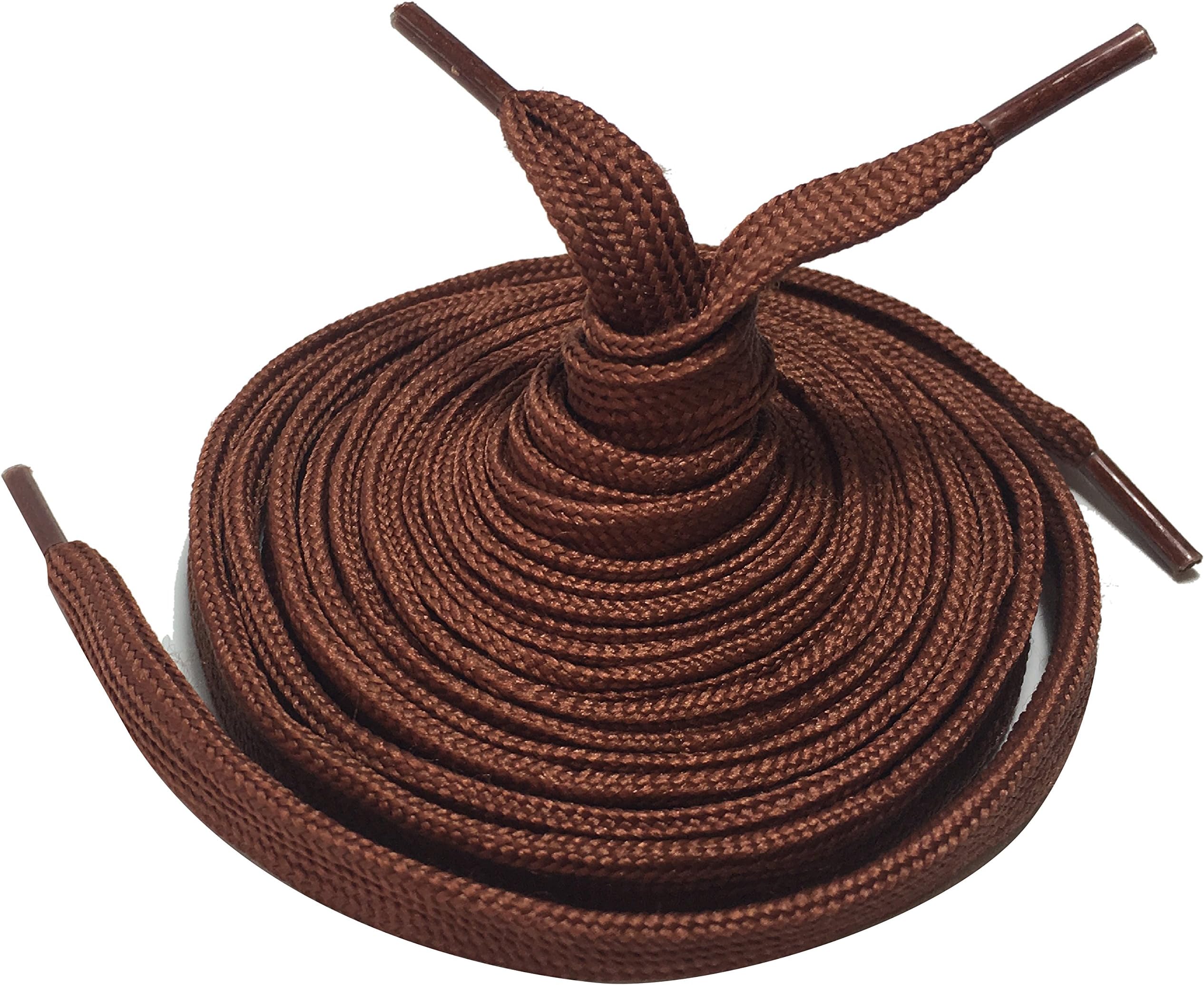 2 Pairs of Shoe Laces Boot Shoelaces. Round or Flat, 75cm to 210cm lengths