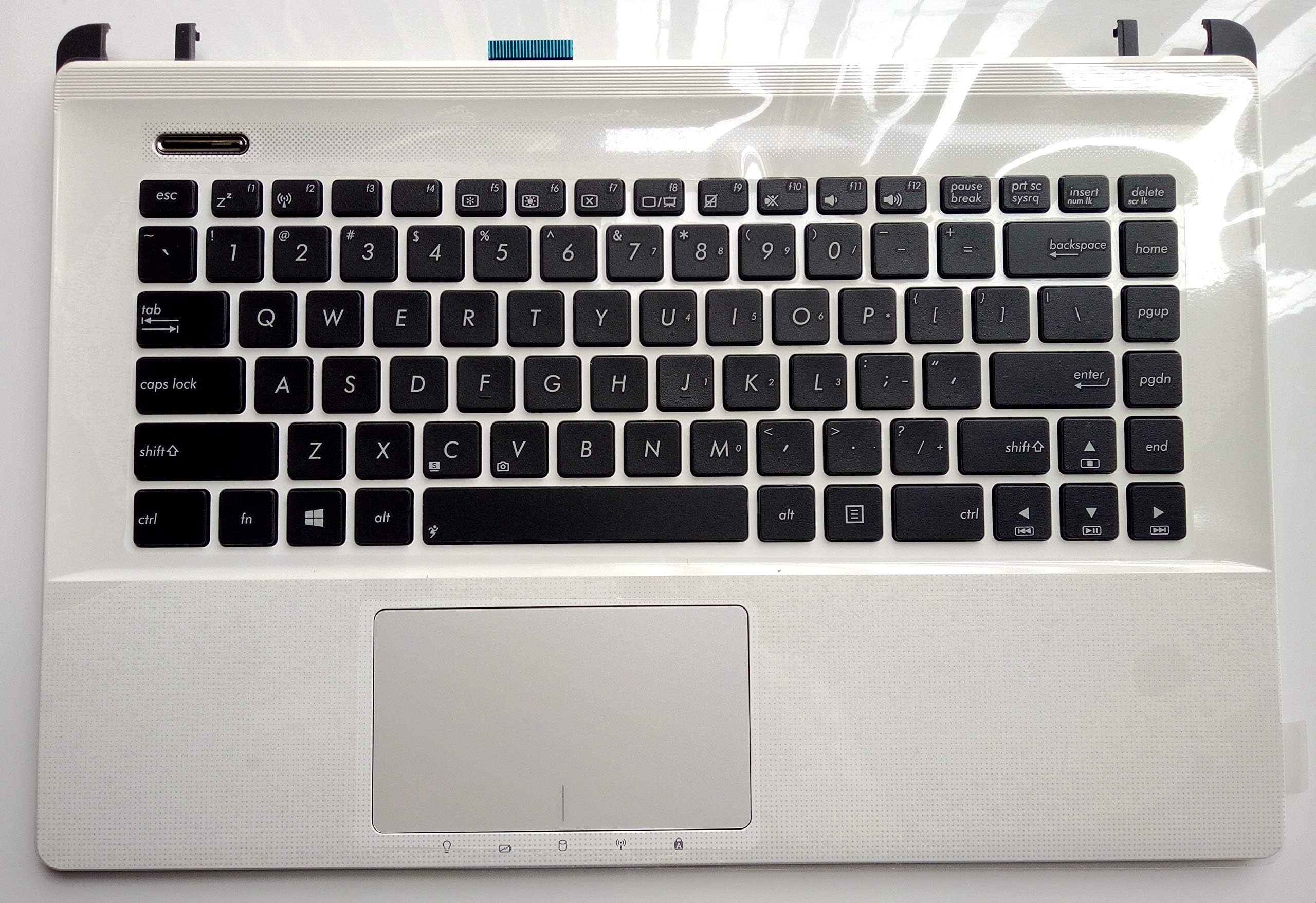 EJTONG New for Asus A45V K45V A85V R400 K45VD A85 R400V US Keyboard Upper case palmrest