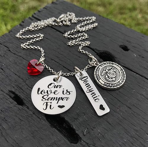 marine necklace girlfriend