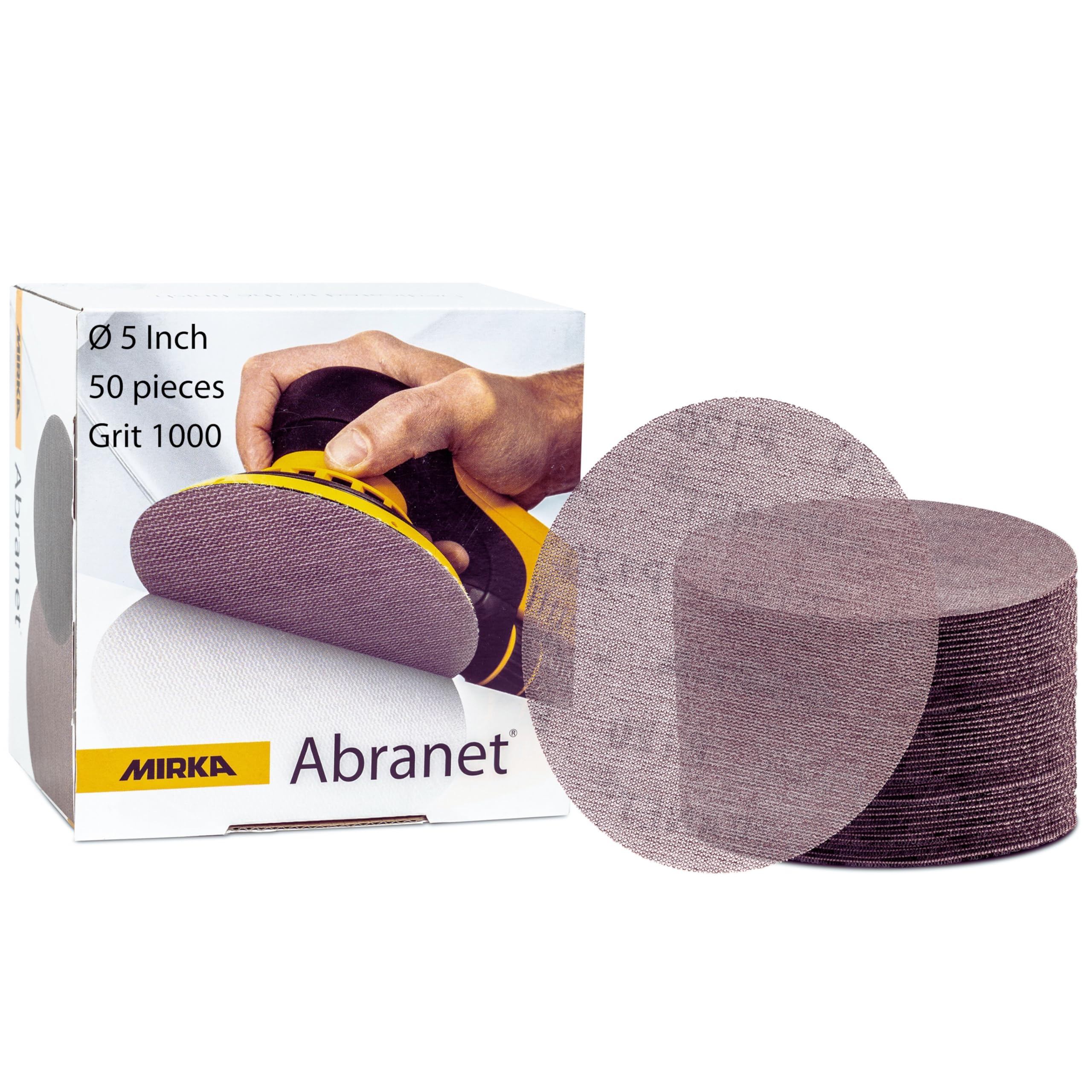 Mirka 9A-232-1000 Abranet 4-1/2-Feet x 25-Yard Mesh Grip Roll