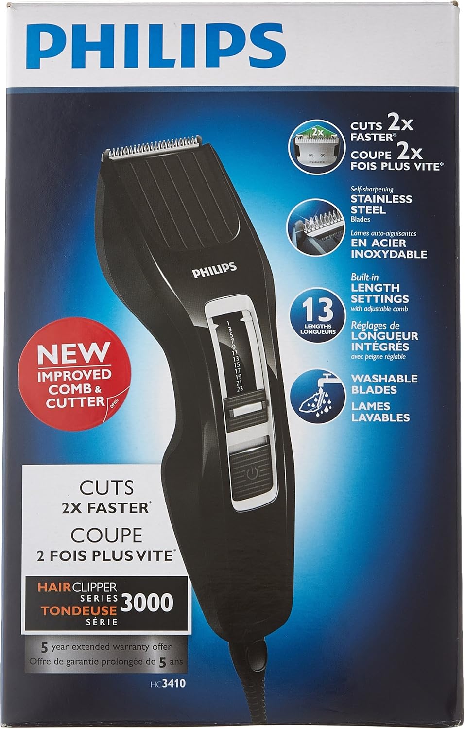 philips hc3410 hair clipper