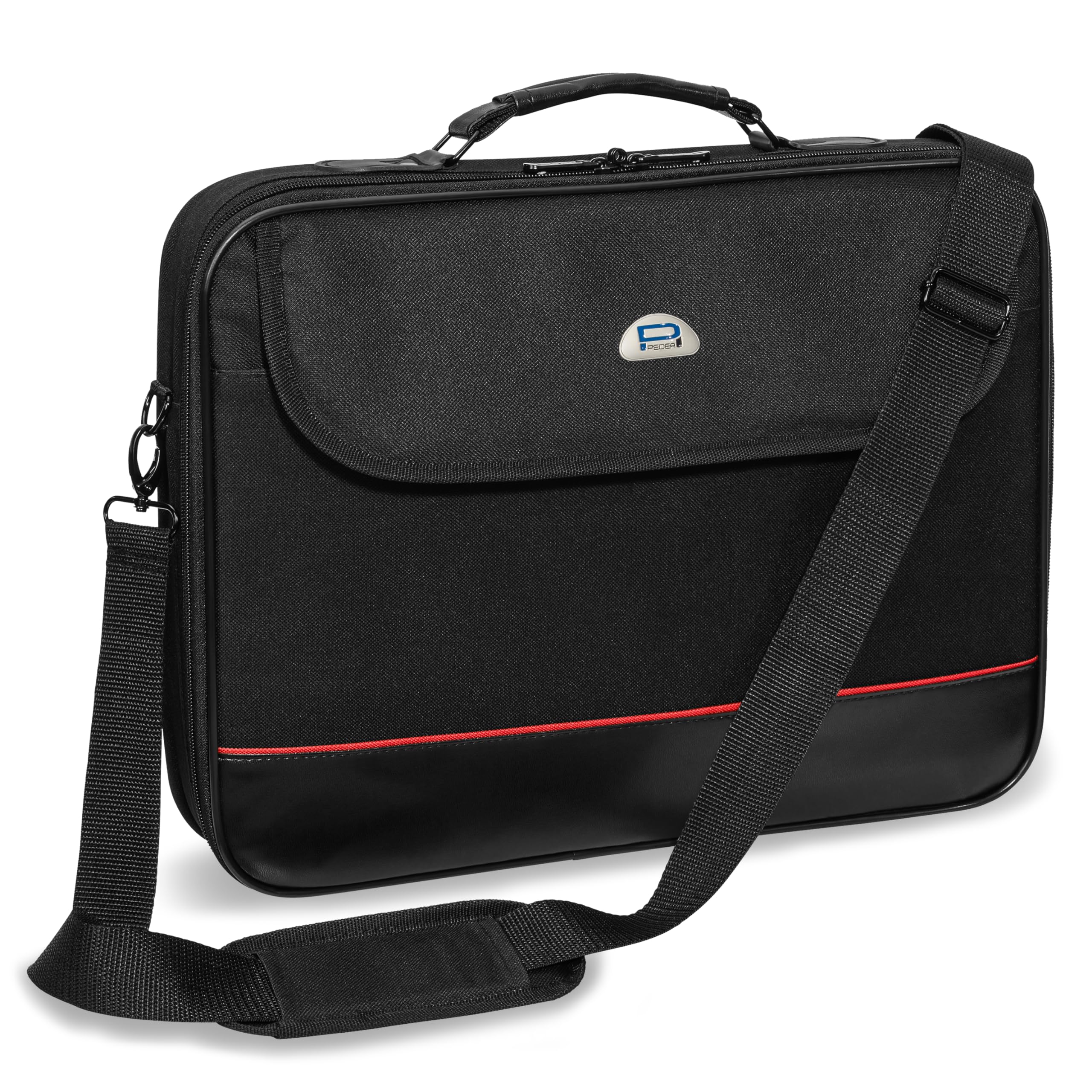 PEDEA laptop bag "Trendline" bag for notebooks with screens up to 20.1 inches (51 cm); shoulder bag with shoulder strap, black