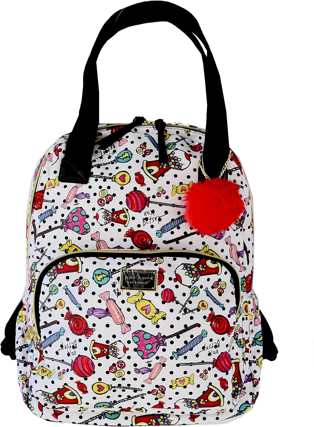 Betsey Johnson Women's Shoulder Backpack Bag Handbag Purse