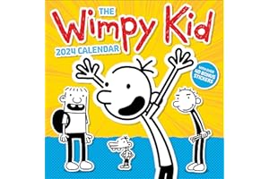 Wimpy Kid 2024 Wall Calendar with Over 40 Bonus Stickers
