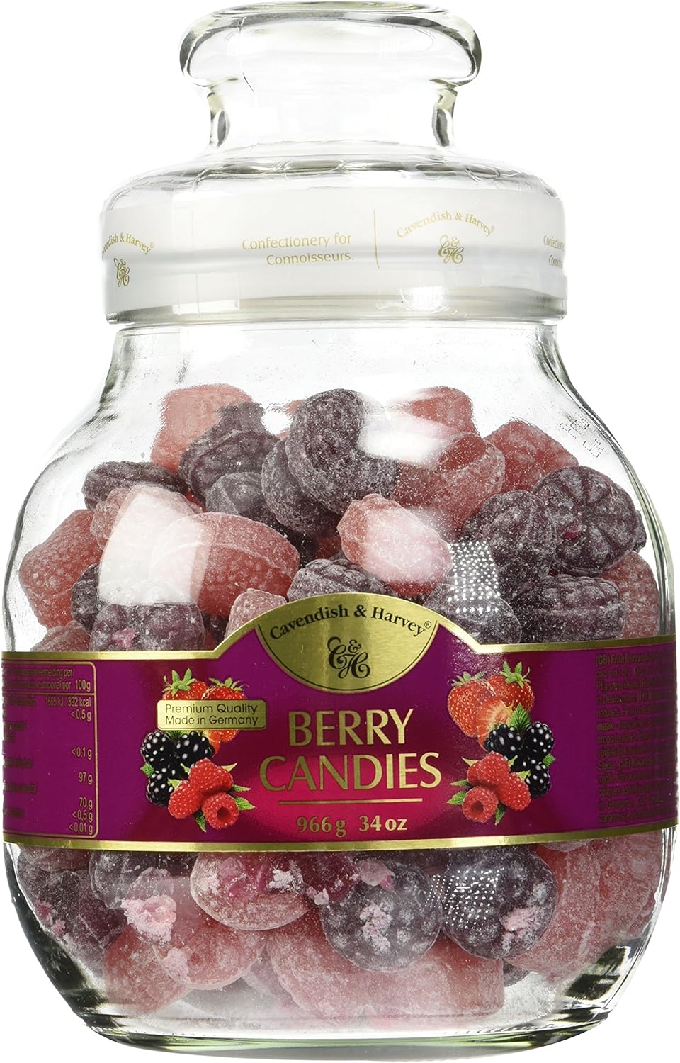 Cavendish & Harvey Mixed Berry Candies Jar 996 g (Pack of 2) Amazon.co