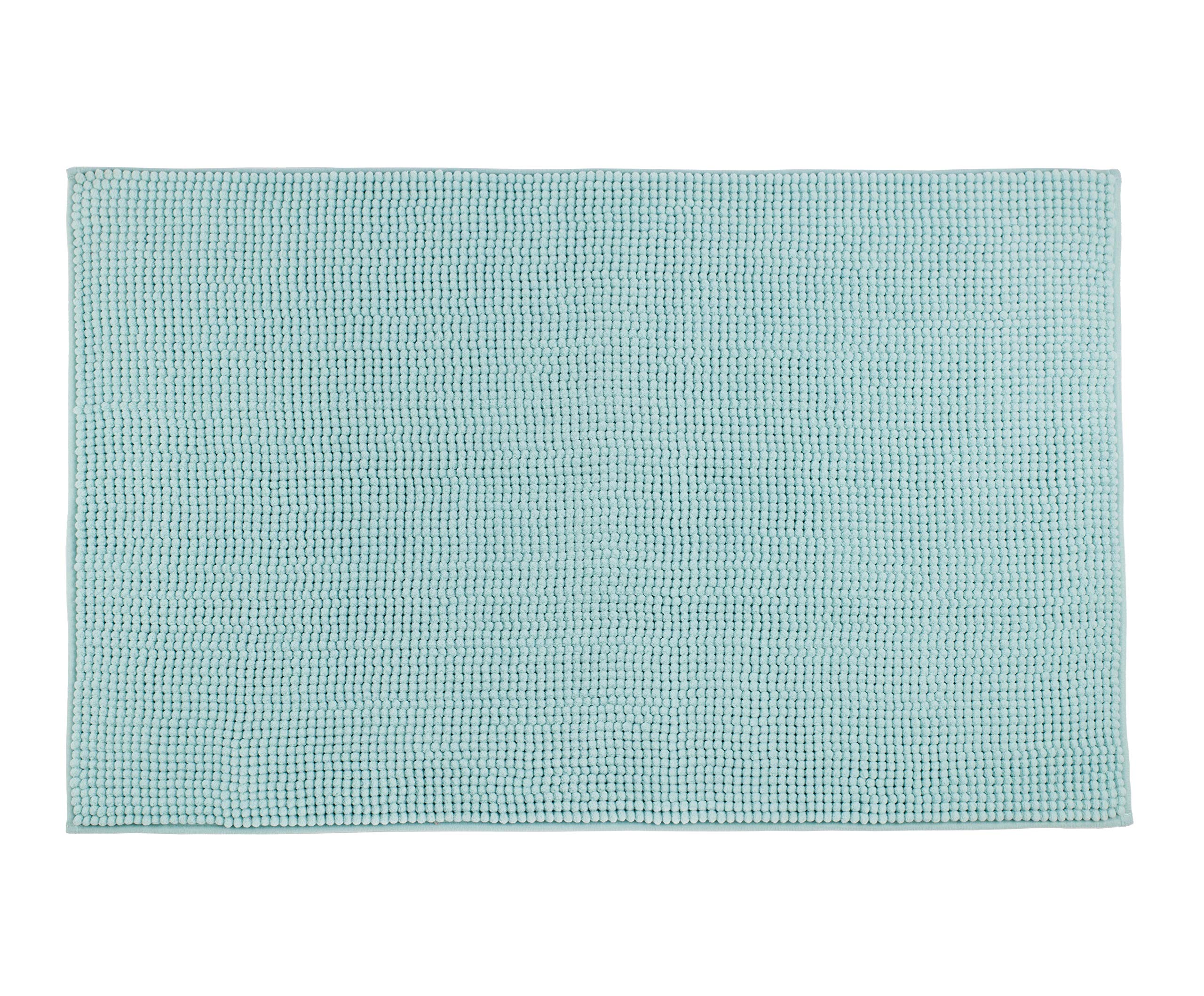 Gözze - Anti-Slip Bath Mat, Super Soft, 100% Microfibre, 60 x 100 cm - Mint