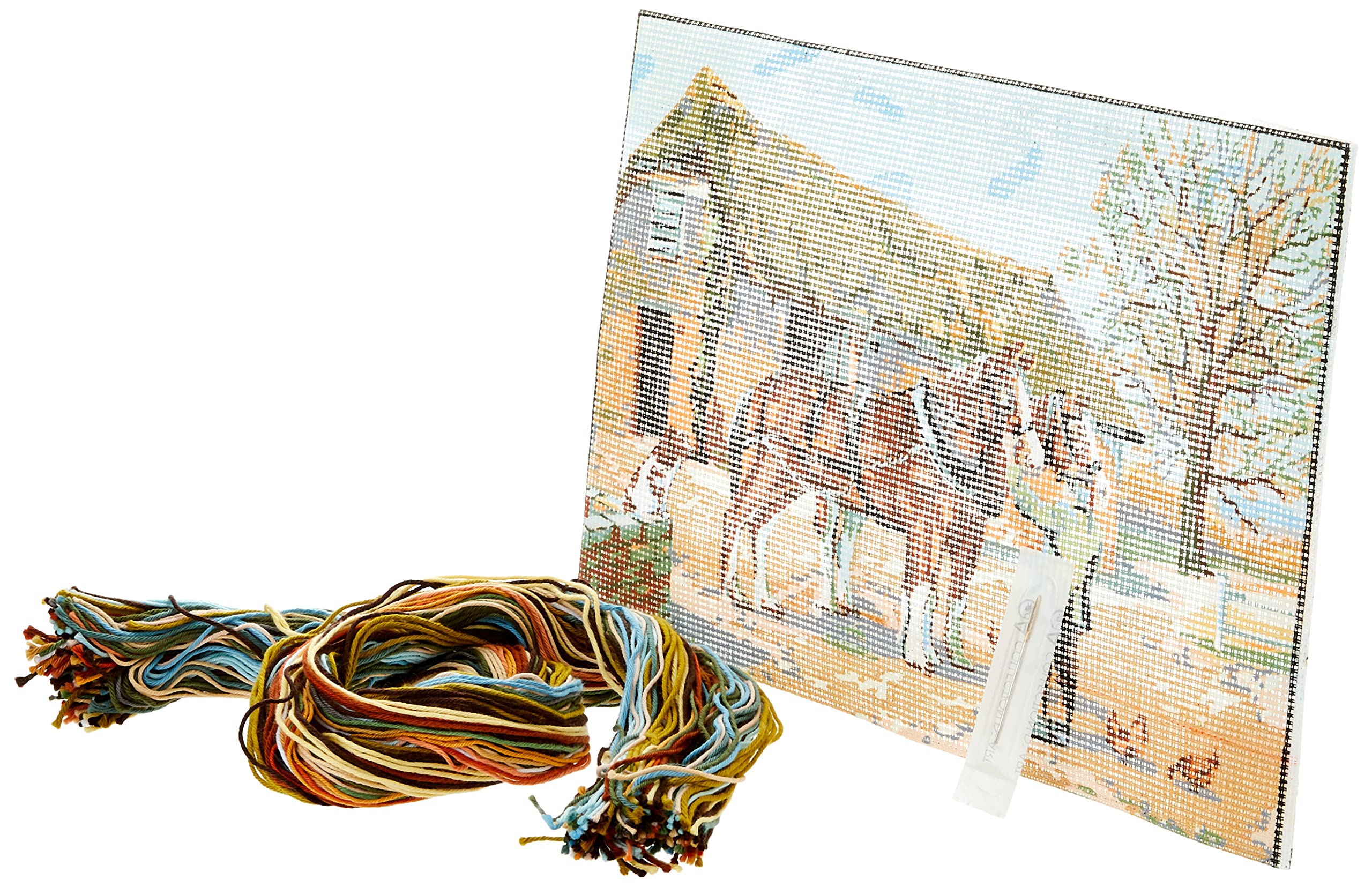 Collection D'Art Tapestry kit Shire Horse, 100% Cotton, Multi-Colour, 38 x 25 x 0.5 cm