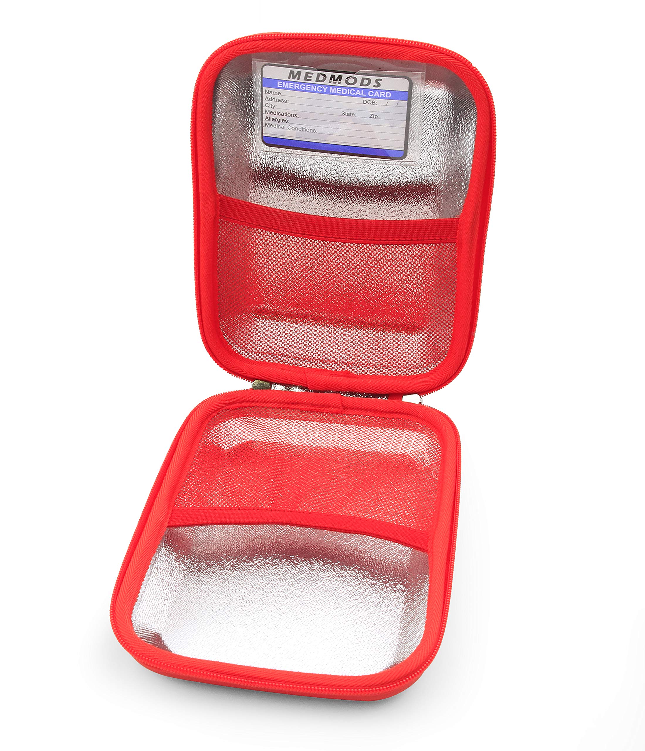 MEDMODS Insulated Asthma Inhaler Case Fits Inhaler Spacer, Mask, Epipen, Allergy Medicine and More - Includes CASE ONLY