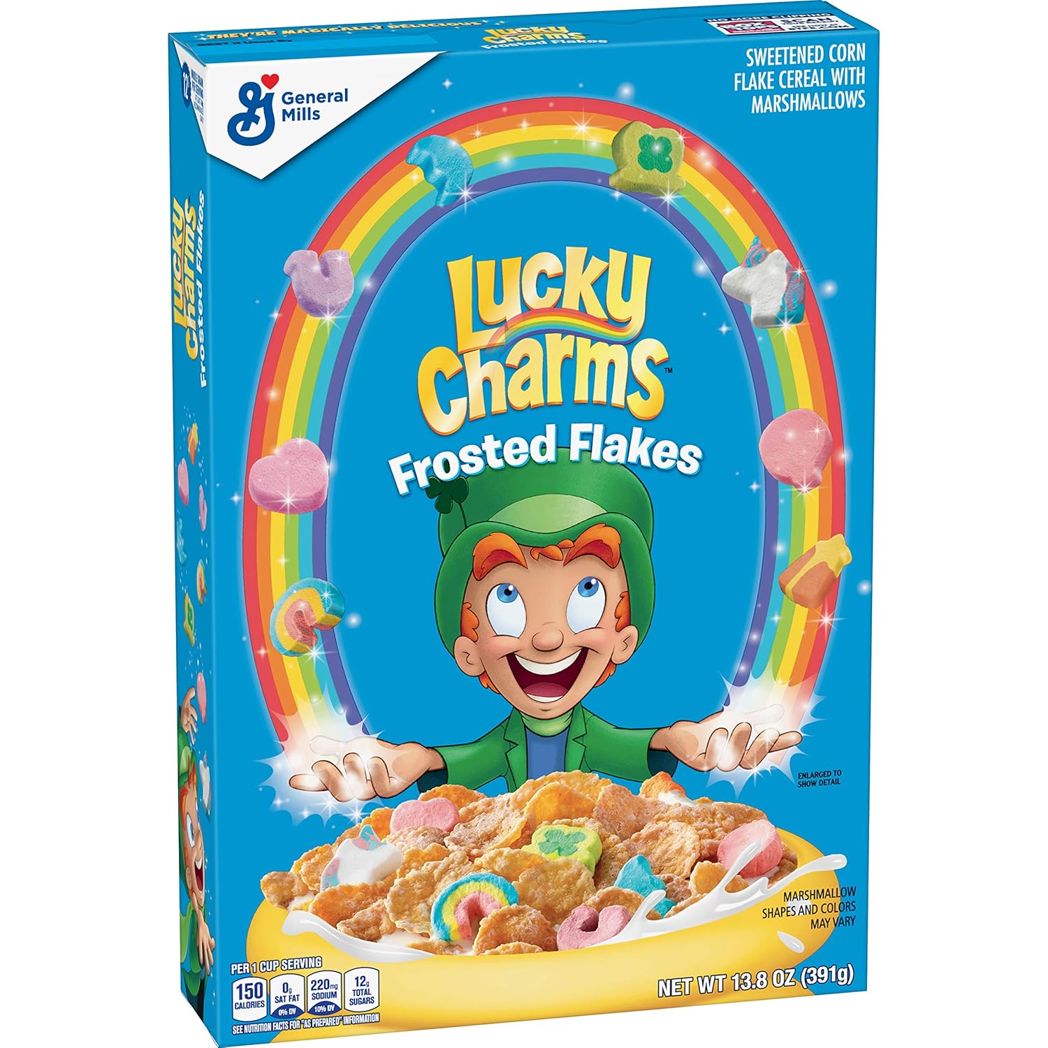 Lucky Charms Frosted Flakes, Marshmallow Cereal, Whole